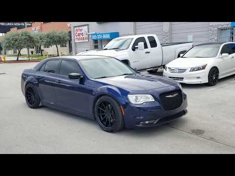 20" Ferrada FR-4 Black Wheels Chrysler 300 AWD Deep Concave Rims Lowered
