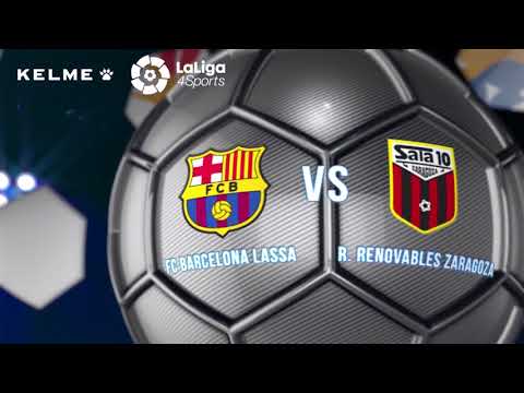Gol Adrián Ortego (1-1) FC Barcelona Lassa - Ríos Renovables Zaragoza. J22, 1Div