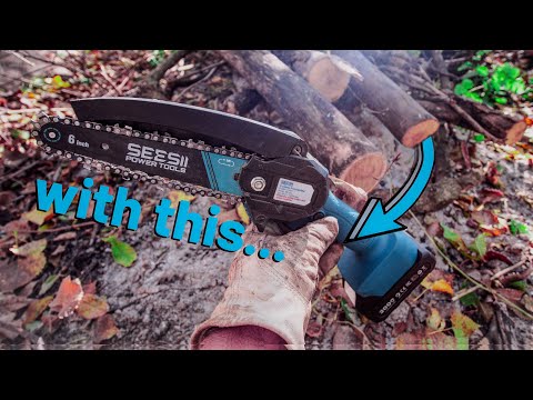 Seesii Mini Chainsaw  - 6 Inches Can Do A LOT!
