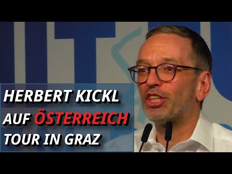 Rede von FPÖ-Chef Herbert Kickl auf seiner Österreich Tour in Graz Eggenberg - On The Grid Ep: 553/4