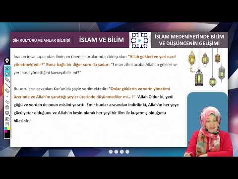 Din Kültürü Bilim Gelişimi