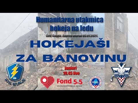 Humanitarna hokejaška utakmica KHL Munje vs KHL Zagreb  juniori