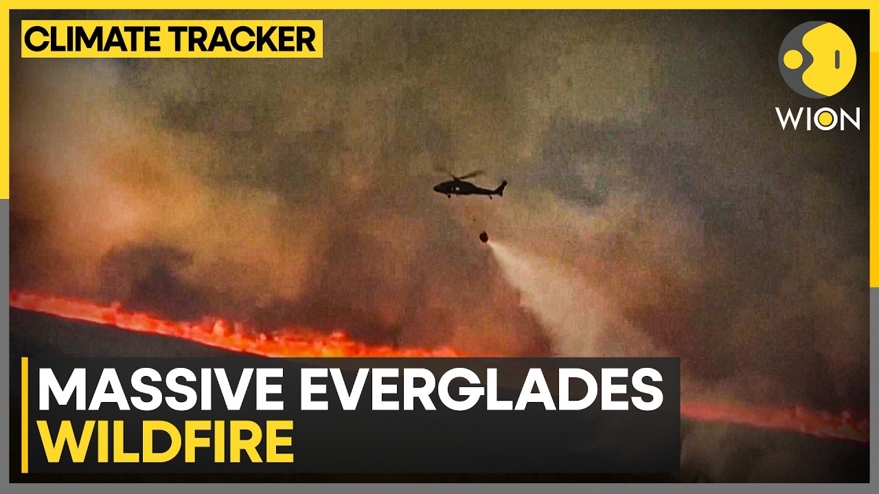 Everglades Fire Scorches Over 7,000 Acres, Helicopters Battle Active Flames | Climate Tracker