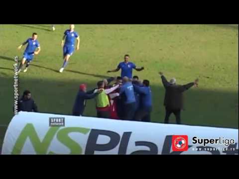 Super liga 2015/16: 14.Kolo: Vojvodina - Radnički N. 0:2 (0:0)