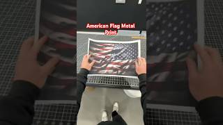 American Flag Metal Print Sublimation