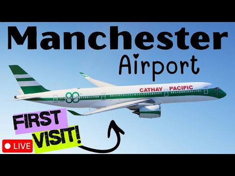 🔴LIVE Cathay Pacific Retro At Manchester Airport 🛫