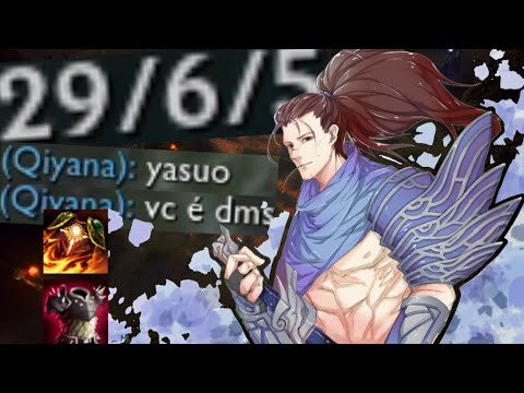 ESSA BUILD INSANA É MUITO BOA PARA O YASUO! - muito tank/muito dano - vai fazer vc parecer "de mais"
