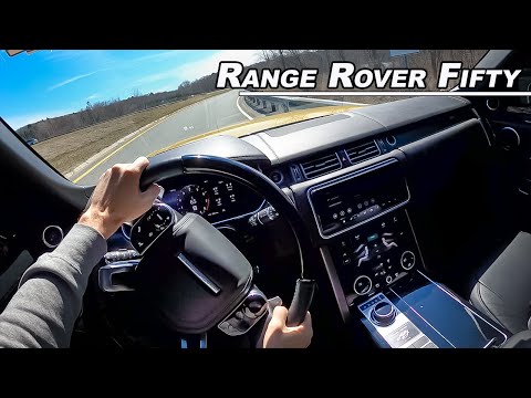 2021 Range Rover Fifty Edition - Driving 518hp of Bahama Gold Luxury (POV Binaural Audio)