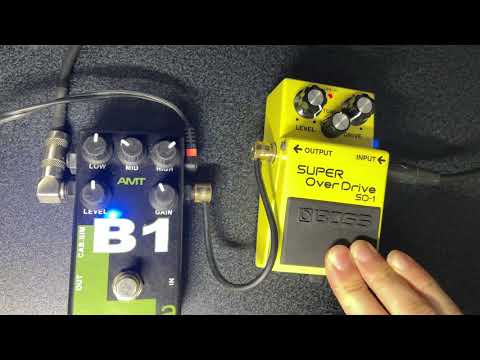 AMT B1 preamp pedal | with BOSS SD1 \m/!