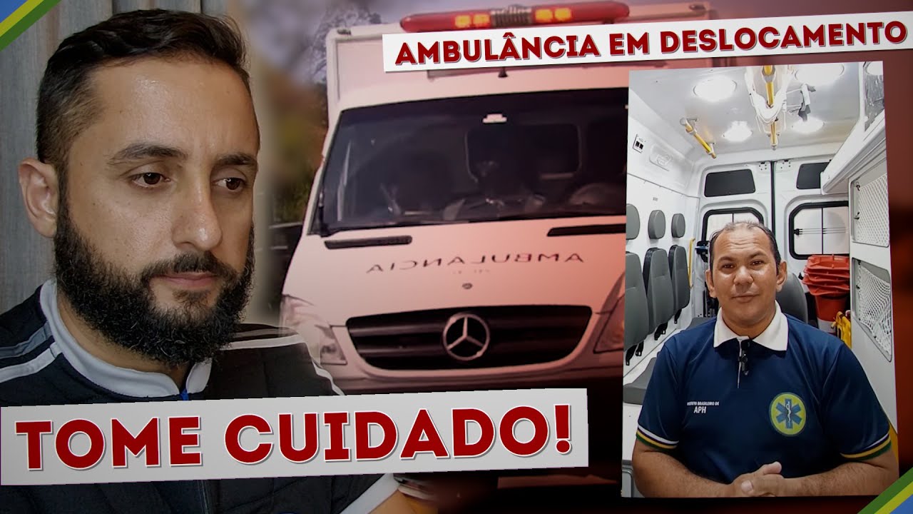10 DICAS Cruciais de SEGURANÇA nos 2 momentos de DESLOCAMENTO da AMBULÂNCIA