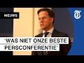Rutte eerlijk: ‘Excuses voor afgelopen vrijdag’