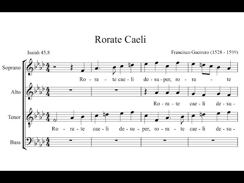 Guerrero, Francisco (1528 - 1599) Rorate Coeli