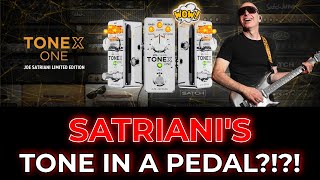 Video thumbnail for Joe Satriani’s NEW Signature Pedal – ToneX One Sounds INSANE! (PLUS Tonex Pedal Editor!) by Jason Sadites