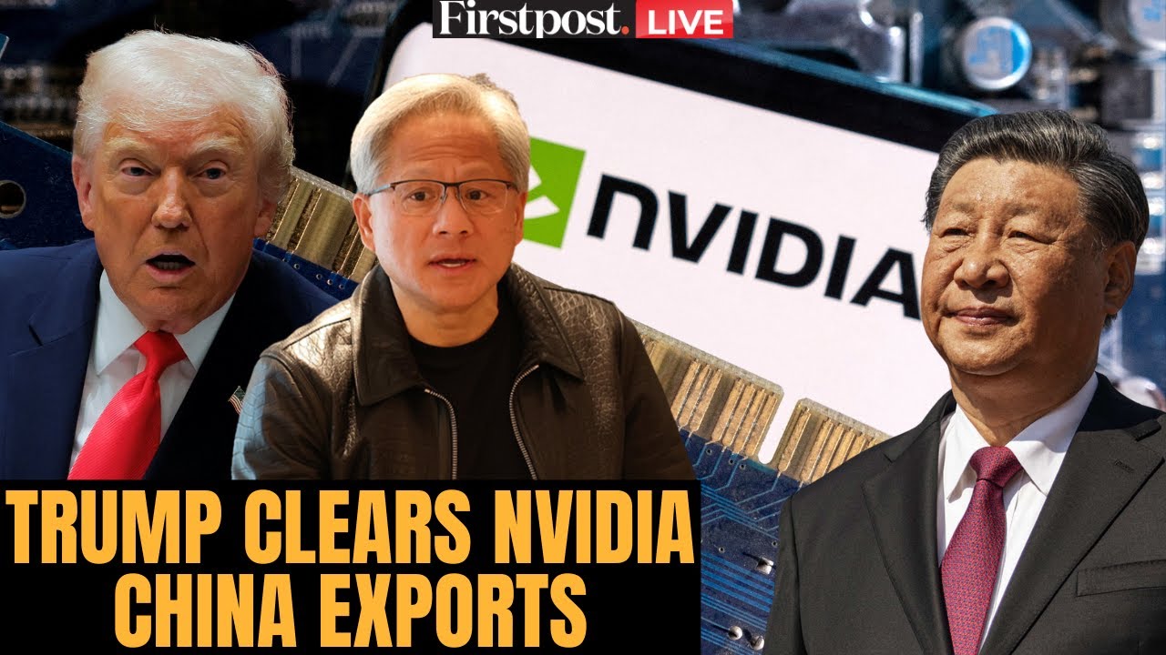 LIVE: Trump allows Nvidia to Export H200 Artificial Intelligence Chips to China With Higher Tariff