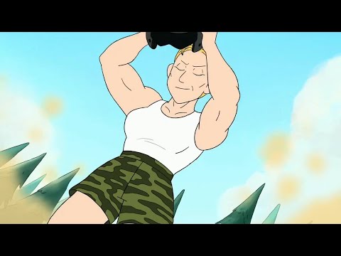 Female Muscle Clip 16- We Bare Bears Buff Mom And Biker Girl