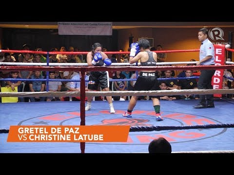 Rappler Fight Night: Gretel de Paz vs Christine Latube