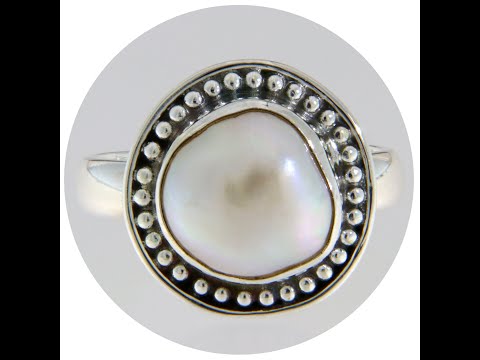 Inel Argint 925 Perla de Cultura - Eleganta Pura