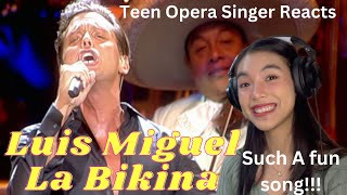 Teen Opera Singer Reacts To Luis Miguel - La Bikina