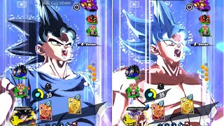 During Battle Transformations for Ultra Instinct Goku and Gogeta!!-Dragon Ball Legends