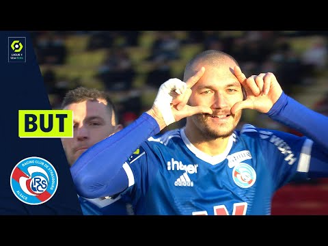 But Ludovic AJORQUE (48' pen - RCSA) AS MONACO - RC STRASBOURG ALSACE (1-1) 21/22