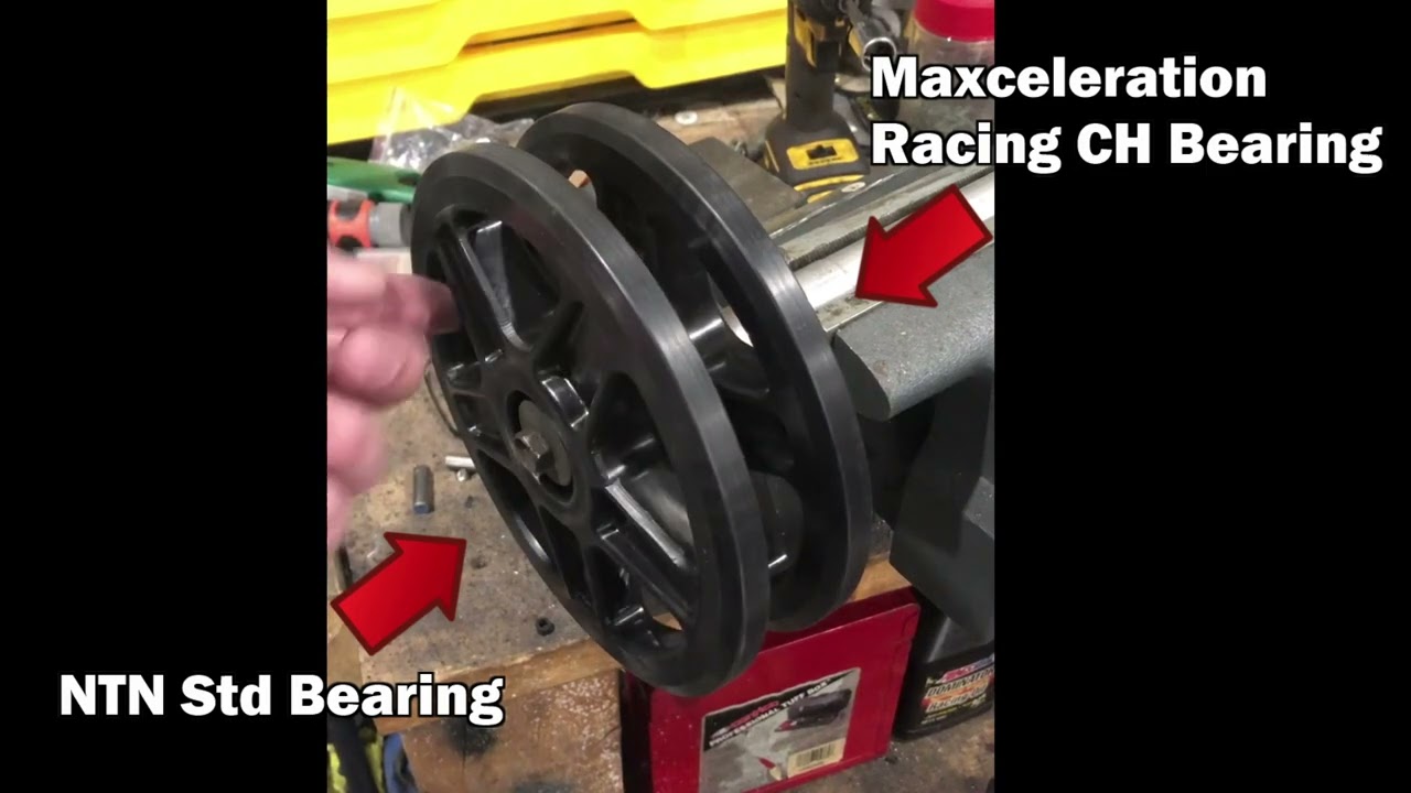 Comparison of NTN Std Bearing to our Ceramic Hybrid Bearing