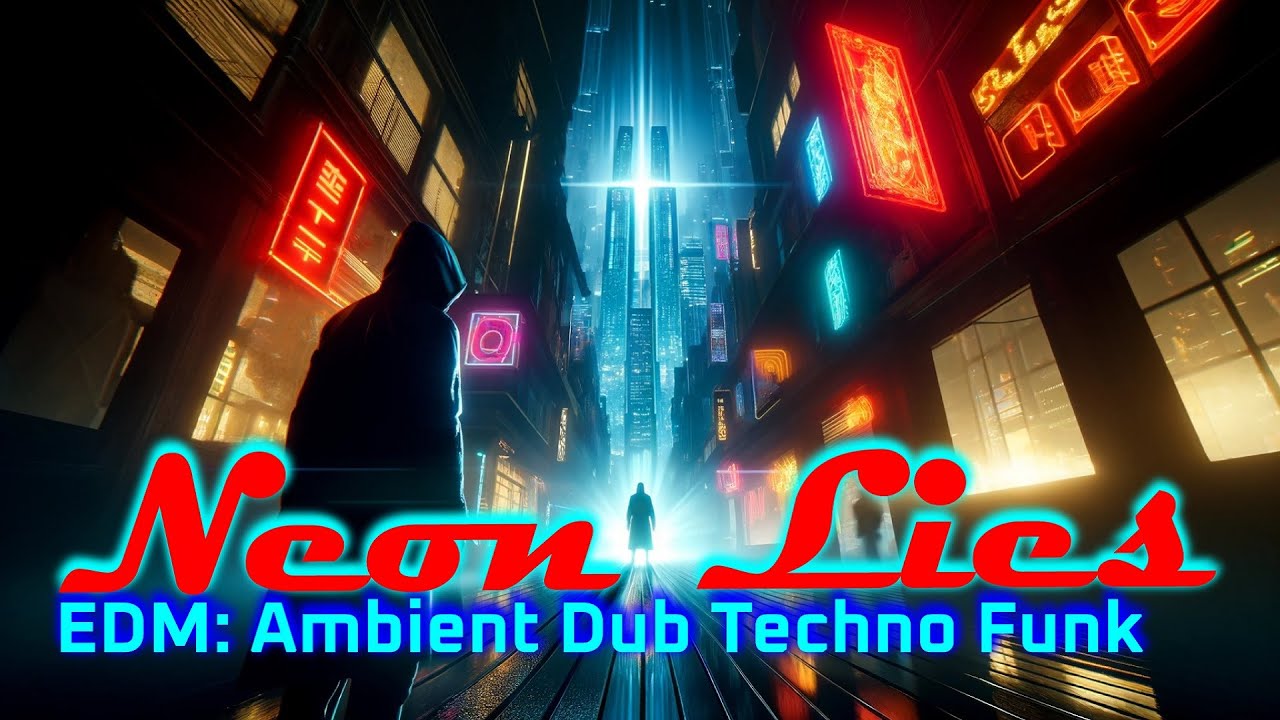 Neon Lies: Shadows of Truth | Vocaloid, Ambient Dub Techno Funk, AI Music