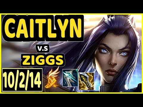 SNEAKY (CAITLYN) vs ZIGGS - 10/2/14 KDA BOTTOM ADC GAMEPLAY - NA Ranked DIAMOND