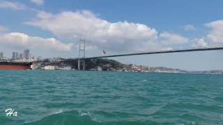 🇹🇷 Istanbul Bosphorus Boat Tour 🚢 | Amazing Views Under the Famous Bridge 🌉
