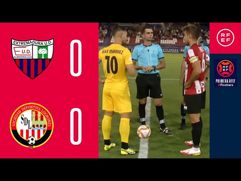 RESUMEN | Extremadura UD 0-0 SD Logroñés | PrimeraRFEF | Jornada 1 | Grupo 1