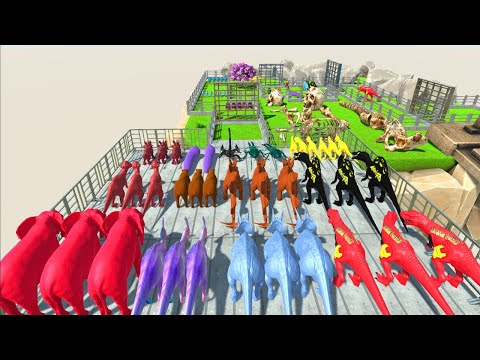 Colored Animals Championship #1 - Animal Revolt Battle Simulator