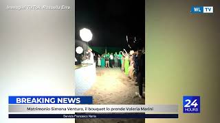 Matrimonio Simona Ventura, il bouquet lo prende Valeria Marini