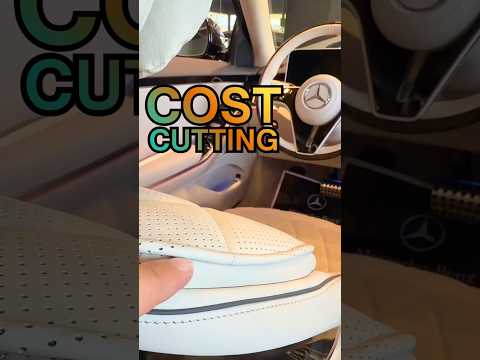 Cost-cutting on a $100,000 Mercedes S-Class