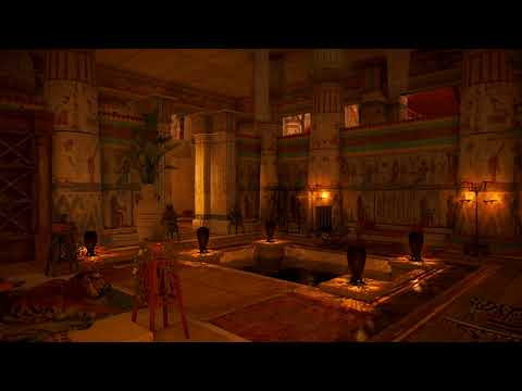 High End Ultra-Luxe Ancient Egyptian Suite| Ancient Ambience| 4K HD