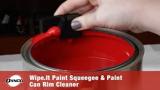 Wipe It Paint Squeegee and Paint Can Rim Cleaner