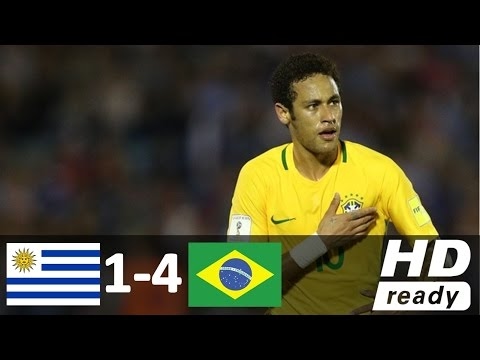 Uruguai 1 x 4 Brasil - Melhores Momentos - Eliminatórias da Copa América 23/03/2017 HD