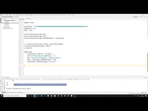 Einführung Netzwerkprogrammierung mit Python 3 Video 2 von 3