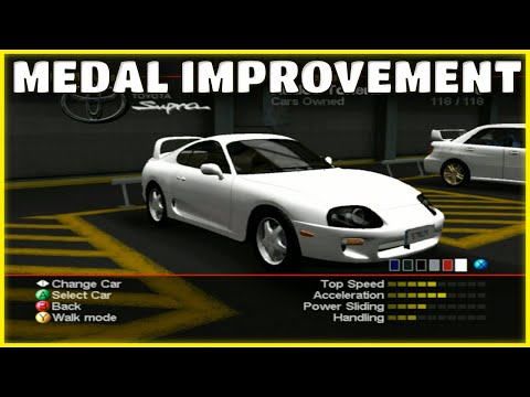 PGR2 - Toyota Supra Medal Improvement - Speed Camera Platinum