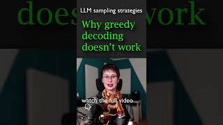 LLMs don't Choose the Next Most Probable Token