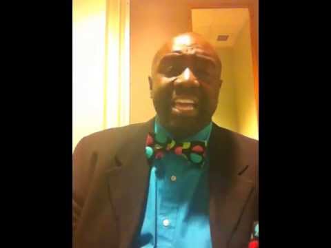 Marvin Williams sings "The Lord is Blessing Me."