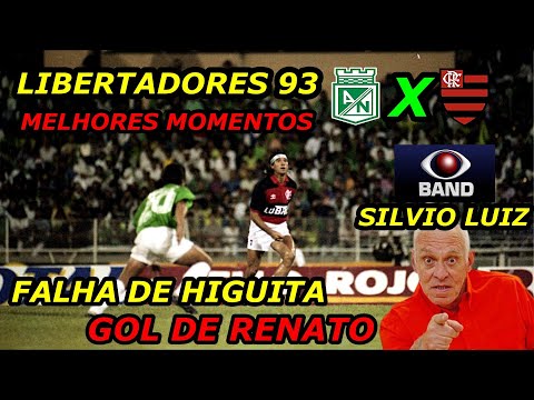 Flamengo 1 x 0 Atletico Nacional (Col) Libertadores 93 melhores momentos