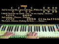 Sara (Fleetwood Mac) Piano Cover Lesson in C with Chords/Lyrics