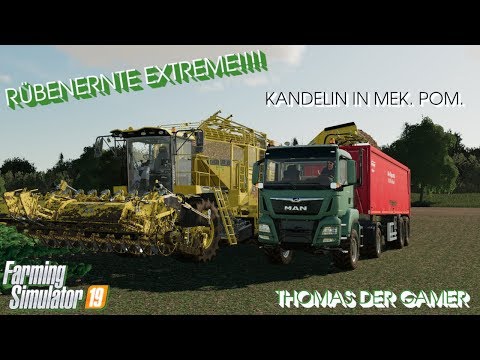 [LS19] Teil 002  Rübenernte EXTREME | Farming Simulator 19 | Kandelin in Mek. Pom | LIVE!