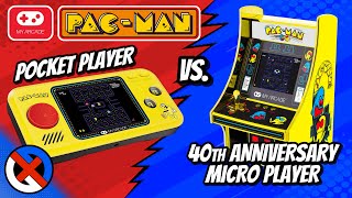 My Arcade 40th Anniversary Micro Player vs. Pocket Player Comparison - Which One's Worth Your Money?