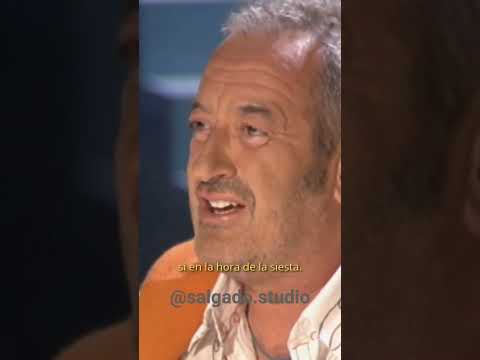 La siesta es sagrada. Karlos Arguiñano. #salgadostudio #jesusquintero #karlosarguiñano  #reflexion
