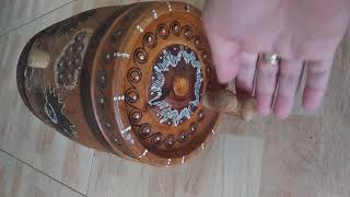 Wooden wine barrel hand made for decoration purpose only now on ebay