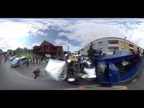 360° Video: Rechter Aufmarsch - Neonazis in Dortmund