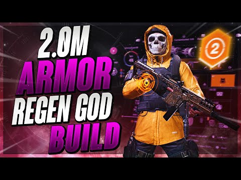 *ARMOR REGEN GOD* The Division 2 - Armor Regen Build with 2M Armor & 86K Regen