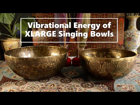 Giant Himalayan Singing Bowls | Powerful Vibrational Standing Bowls