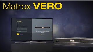 Matrox VERO: ST 2110 Signal Generator and Diagnostic Appliance