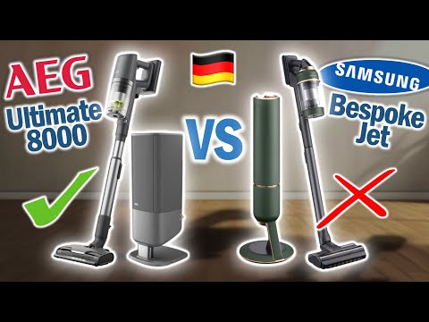 AKKUSTAUBSAUGER mit STATION: Welches Modell ist Besser? (Samsung vs AEG Ultimate)